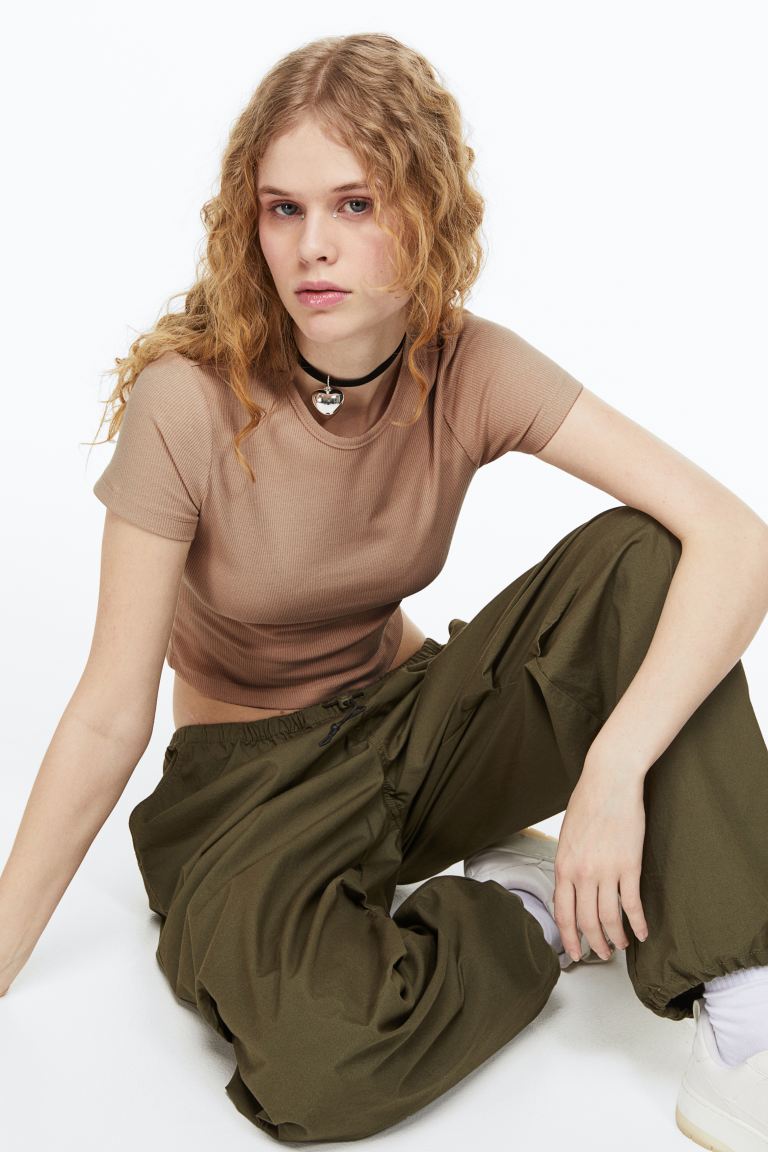 Cotton jersey top - Imagen 2